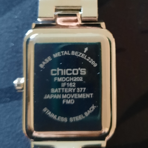 ๐Beautiful CHICO'S silver tone LADY'S brand new WATCH - Picture 3 of 5